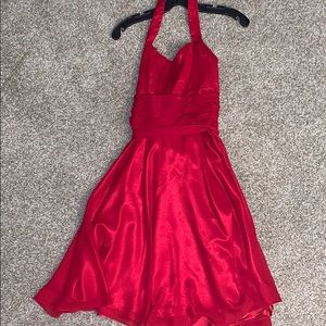 Red dress